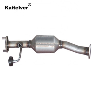 Stainless Steel Core Automotive Aftermarket Universal Ceramic Or Metal Honeycomb Substrate Honeycomb Three Way Catalytic Converter